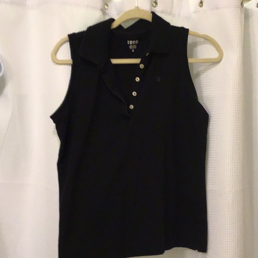Black Izod collared shirt